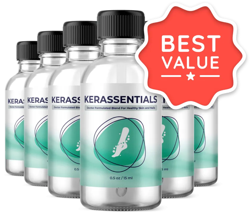 Kerassentials 6-bottle pack with biggest discount